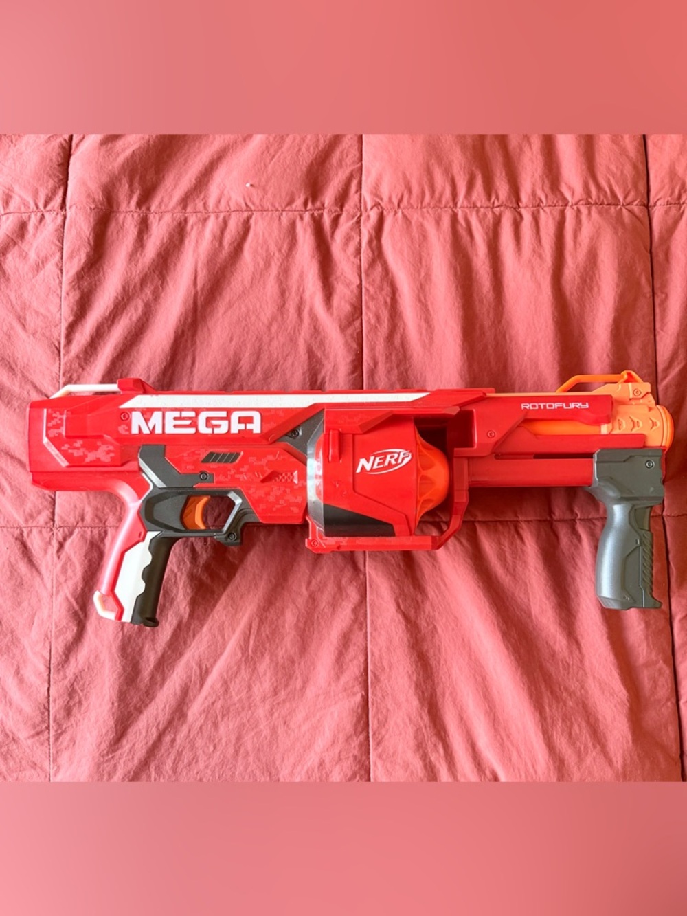 💥NERF MEGA SERIES💥 RotoFury Dart Blaster 2014 (Tested Working)